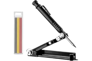 Wuandjun Multi-Function Scribing Tool Aluminum Alloy Scriber Construction Pencil DIY Woodworking Scribe Gauge Line Maker Measuring Tool