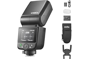 Godox V480 Flash V480O Camera Flash 7.2V/2200mAh HSS 1/8000 HSS, 2.4GX Wireless TTL, 1.7s Recycle Time, 650 Full Power Pops for Olympus/Pentax Camera (V480O)