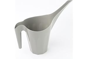 DIVCHI Small Watering Can With 1.25L Capacity Long Spout Indoor & Outdoor Water Jug Pot For House Plant Garden Flower (Grey)