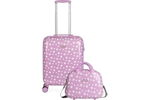ITACA - Maletas De Viaje Cabina Infantil, Maleta Infantil Niño, Maleta Niños con Ruedas, Maletas De Viaje Infantiles, Maletas De Viaje Cabina Niños. Maletas de Viaje Cabina. Rosa