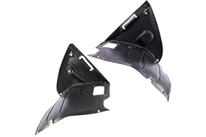 ATEC Germany 2x Guardabarros delantero Compatible con BMW Serie 3 (E46),3 Touring (E46)