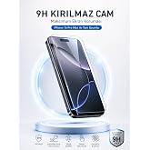 OVGO Kırılmaz Cam Ekran Koruyucu, iPhone 16 Pro Max ile Uyumlu, 9H Sertlik, Temperli Cam, Şeffaf, Parlak Y&uuml;zey