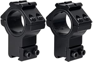 FOCUHUNTER Haut Profil 1" Anneaux Scope Montage - 30mm/25.4mm Lunette de Visee Montage Adapter Picatinny Rail (11mm)