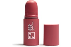 3ina MAKEUP - The No-Rules Stick 362 Rosa - Blush in Crema con Acido Ialuronico - Per Occhi, Labbra e Guance - Finitura Naturale - Vegan - Cruelty Free