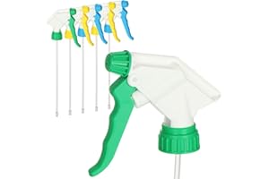 COM-FOUR® 6X Accessoire de pulvérisation en 3 Couleurs - tête de pulvérisation Filetage 28/400 - Accessoire avec Joint NBR pour pulvériser de l'eau (NBR - 3 Couleurs)