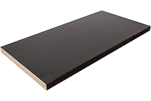 WORKTOP EXPRESS Black Budget Matt Effect Laminate Kitchen Worktops - Textured (3m x 600mm x 38mm)