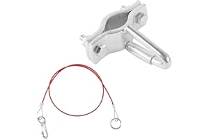 OnTheMove iapyx® Hollandöse Halter Anhängerabreisseil mit Federöse universal Abrissseil Öse Abrreisseil Gabelkopf (Halter mit Seil Öse)