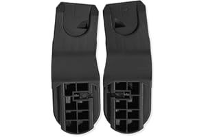 hauck Babyschalen Adapter Nur Kompatibel mit Walk N Care / Walk N Care Air Buggy und Drive N Care Autoschale sowie Ausgewählte Babyautositze anderer Marken (Schwarz)