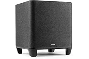 Denon Home Wireless-Subwoofer mit HEOS Built-in, WLAN, Class-D Hochleistungsverstärker, 8 Zoll Bass Box für Heimkino und Musik, Schwarz