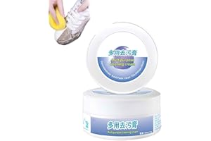 HDNAIHPP Multi-Functional Cleaning and Stain Removal Cream, White Shoe Cleaning Cream with Sponge, Multipurpose Cleaning Cream (1 PCS)