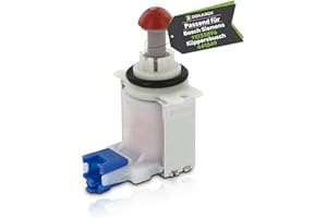 DEKAROX Electroválvula en caso de error E19 para Bosch Siemens Neff Constructa Balay 11033896 631199 00631199 para bolsa de agua en lavavajillas lavavajillas