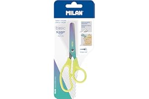 BLÍSTER TIJERAS BASIC EDICIÓN SUNSET, MANGO AMARILLO MILAN