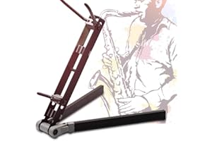 Naroote Saxophon Halterung, Klappbarer Saxophonständer Saxophonhalterung Universal Sax Portable Holder Klappbarer Ständer für Altsaxophon