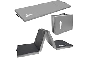 ‎EYEPOWER eyepower 180x60 Klappbare Turnmatte für Zuhause - Gymnastikmatte Dicke 5cm - Weichbodenmatte Akrobatik Matte Yoga Matratze Turnmatte Dick Yoga Matte Turnen Gym Matten Fallschutzmatten Kinder Outdoor