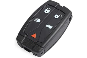 SALPIE Guscio Ricambio Protezione Portachiavi Accessori Ricambi Cover Silicone Copri Chiave Telecomando Auto 4 Tasti Compatibile Con Land Rover Freelander 2 (GUSCIO, GUSCIO)