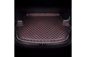 YCGLX Tailored Car Leather Boot Liner Mats for Dodge Journey Magnum Nitro Sprinter 2500 Stratus Viper, All Weather Special Non Slip Scratch Proof Cargo Protection Interior Accessories
