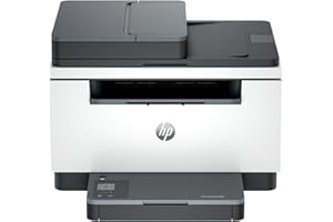 HP LaserJet M235sdw 8J9K7F, Stampante Multifunzione A4, Stampa Fronte e Retro Automatica in Bianco e Nero, 27 ppm, WiFi, Ethernet, USB, ADF, Smart, No Fax, Schermo LCD a icone, Grigia