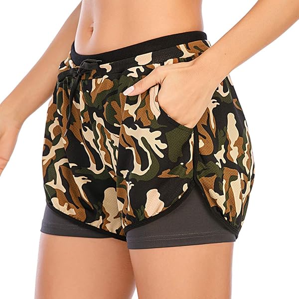 HEAD Women's Athletic Shorts - Lightweight Gym Training & Running Shorts - View #6