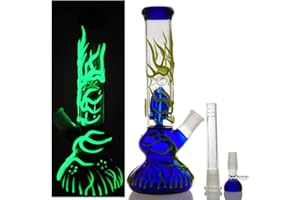 Bong en verre avec percolate de tornade, petit bongs en verre avec bol à eau 14,5 mm pour fumer tuyau à chicha Bong