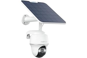 Reolink 3G/4G LTE Security Camera Outdoor Wireless, 4K/8MP Camera Wireless with Solar, Person/Vehicle Detection, Go PT Ultra + Solar Panel