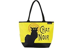 VON LILIENFELD Torebka damska chat Noir Shopper Wymiary L42 x H30 x D15 cm Torba plażowa Torba z uchwytem Biuro