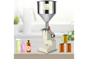 Hanchen Manual Paste Filling Machine Liquid Filling Machine for Cream Shampoo Cosmetic Honey Oil CE Certificate (5-50ml)