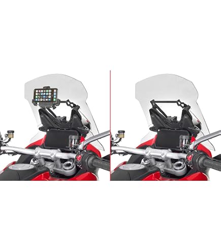 ZCera Supporto GPS Per Ducati Multistrada V4 2021-2024: Attacca Telefono E Navigatore In Un Attimo, Staffa Moto Robusta E Facile Da Montare - 5