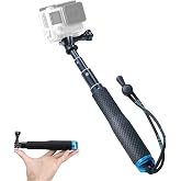 Trehapuva Selfie &Ccedil;ubuğu, 19 in&ccedil;/48 cm Kısa Uzatma &Ccedil;ubuğu Kompakt El Kavrama Ayarlanabilir Su Ge&ccedil;irmez Monopod Kutup GoPro Her