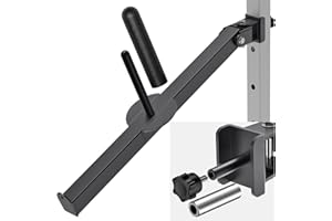 SELEWARE Ceinture Bras de Levier de Squat Fixation pour 5,1 x 5,1 cm et 7,6 x 7,6 cm Power Cage, Squat Rack Landmine Attachment, Compatible avec des Disques d'haltères de 2,5 cm et 5,1 cm