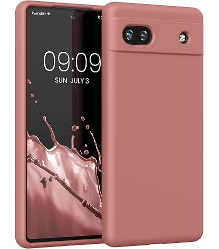 Kwmobile Custodia In Silicone TPU Per Google Pixel 4 - Cover Gommata Morbida, Colore Arancia Fruttata, Antiscivolo E Antiurto - 4