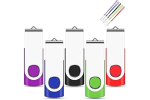 16 GB USB Stick 5 Pieces Multicoloured USB 2.0 Memory Stick USB Sticks Data Storage Multicoloured