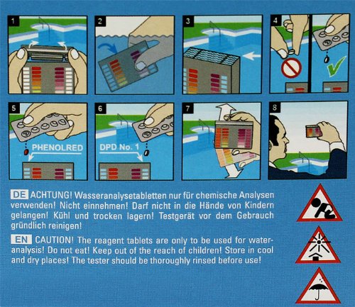 Miganeo Premium-Pool Wassertester für PH und Chlor Pooltester - 4