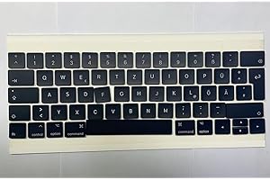 ICTION Ersatz-Tastenkappen für MacBook Pro 13 Zoll A1708 Ende 2016 Mitte 2017 Jahr aus Acrylnitril-Butadien-Styrol (ABS) für Laptop