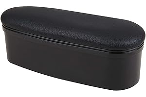 NIKTULE Height Adjustable Car Door Elbow Support, Car Armrest Support, Left Car Armrest, Left Elbow Support Pad, Anti Fatigue Car Door Armrest Pad, Fit for Most, Black