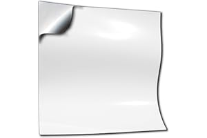 50pc Tile Stickers 6 x 6 inch Transfers Covers for Kitchen Bathroom 15 x 15cm Square Wall Tile DIY Stick On Wall Peel And Stick Tile Style Decals Stickers Transfers TSA30 (White, 15x15 cm)