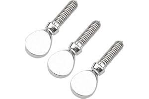 Yootones Lot de 3 vis de serrage pour manche de saxophone basse, clarinette Argenté