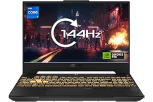 ASUS TUF Gaming F15 FX507ZU4 15.6" Full HD 144Hz Gaming Laptop (Intel i7-12700H 14-Cores, NVIDIA GeForce RTX 4050 6GB Graphics (140W TGP), 16GB RAM, 512GB SSD, Windows 11)
