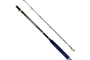 FLADEN Fishing - WARBIRD BOAT Carbon Fishing Rod - 2 Piece Quality All Rounder for Sea and Marine Fishing Rod Available in 1.80m/15-30lbs 1.95m/15-30lbs & 2.10m/30-50lbs