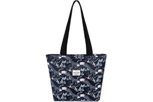 HAWEE Donna Borsa Tote con Zip Grande Borsa a Tracolla Casual Borsa a Mano Moda Borsa a Spalla Impermeabile Borsa della Spesa Leggera Borsetta per Quotidiano Vita Scuola Lavoro Spiaggia
