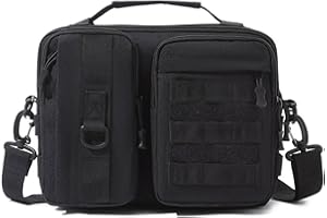 OAREA Bolsas de mensajero tácticas, mochila bandolera de pecho y hombro, MOLLE, for deportes al aire libre, caza, acampada y senderismo.