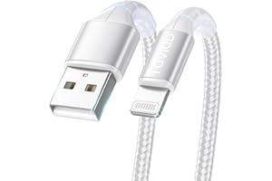 RAVIAD Kabel do ładowania iPhone 3 m, kabel Lightning, długi certyfikat MFi, kabel do ładowania iPhone, kabel do szybkiego ładowania, nylonowy, do iPhone 14, 13, 12, 11 Pro Max, Mini XR XS X 8, 7, 6