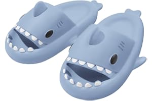 OEAK Chanclas Tiburon Hombre Mujer Sharky Chanclas Mujer Verano Casa Comodas Chanclas Playa Mujer Antideslizantes Zapatillas Tiburon Piscina Ducha Originales Divertidas
