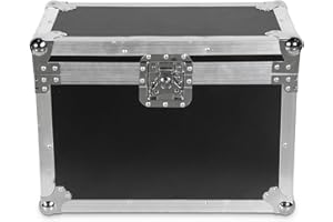 PUZILOZA Flightcase - Mallette de Transport Portable pour 2 pièces - 100 W - Tête Mobile