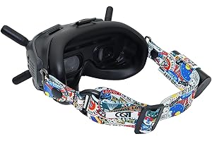 Fututech Headband Kit Verstellbare Kopfbänder für DJI FPV Goggles V2 Headset und andere Marken von VR-Headsets Drohnenzubehör