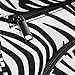 Professional Barber Hair Tools Hairdressing Salon Zebra Portable Tool Case Bag