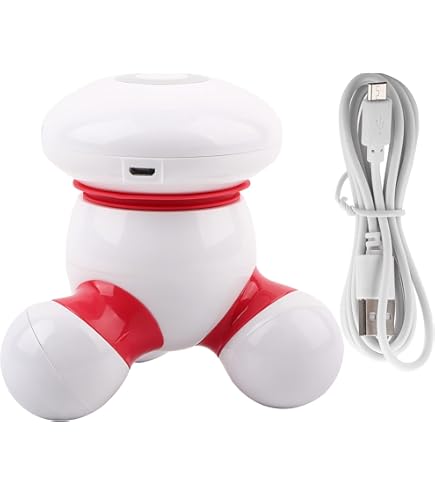 GLOBAL RELAX® Bonno Vibration Body Massager White Shiatsu