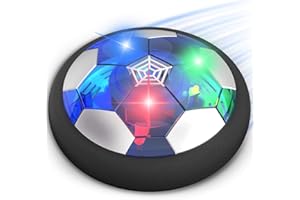 NIWWIN Hover piłka nożna LED, prezent dla chłopców, elektryczna piłka nożna, dla chłopców w wieku 3, 4, 5, 6-12 lat (Hoverball)