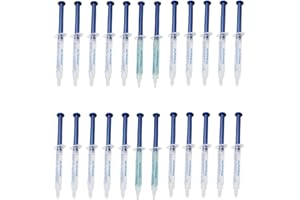 FUNCHIC Gel Sbiancante per Denti 35% - 20 Ricariche da 3 ml + 4 Pezzi da 3 ml - Funziona Con Luce LED e Vassoio