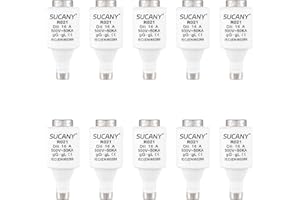 SUCANY R021 DII E27 Keramik-Sicherungseinsätze,16A,500V,50kA,gG Diazed Sicherungseinsätze,für Kabel und Leitungsschutz (10 Stück)