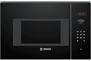 Bosch BFL523MB1F, Série 4, Micro-ondes, Encastrable, Noir